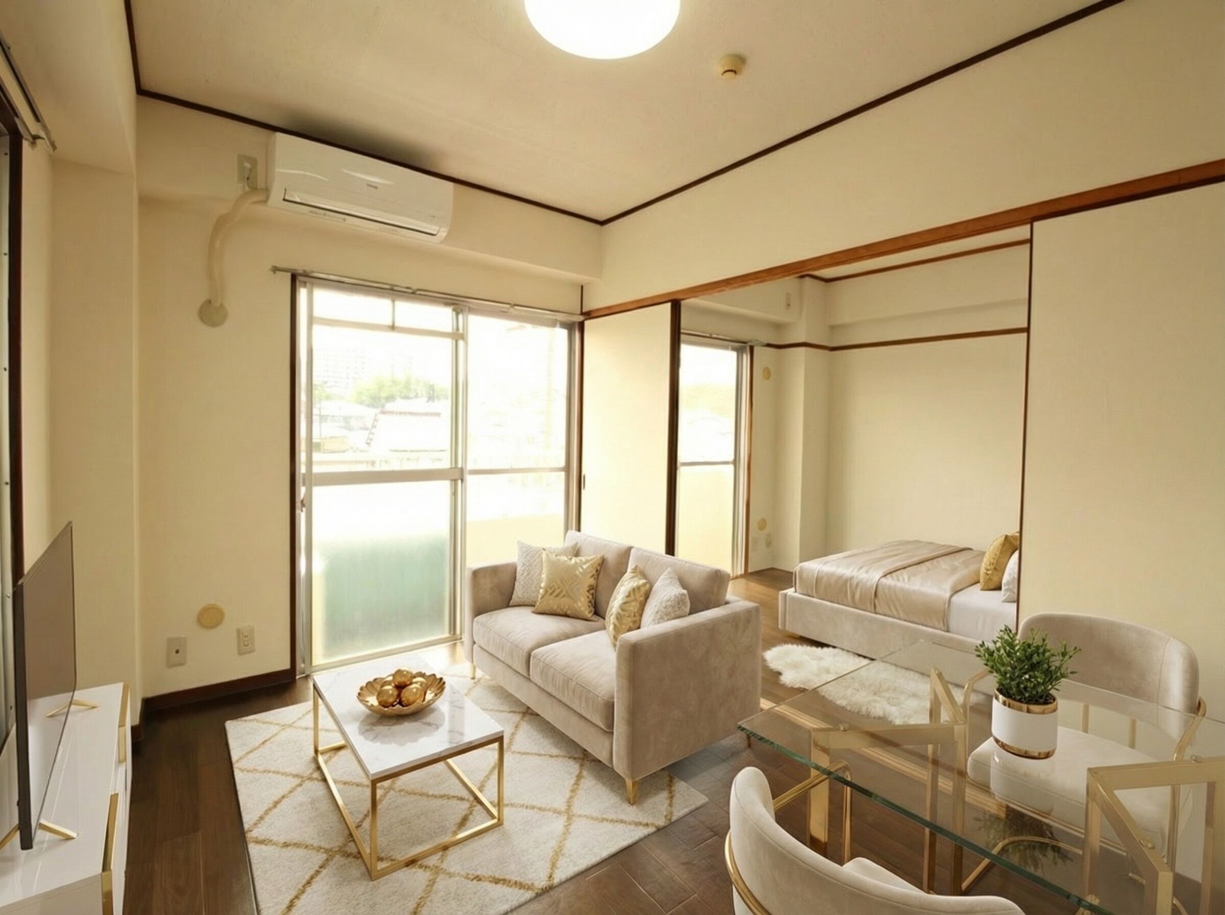 リビングダイニング＋ベッドルーム