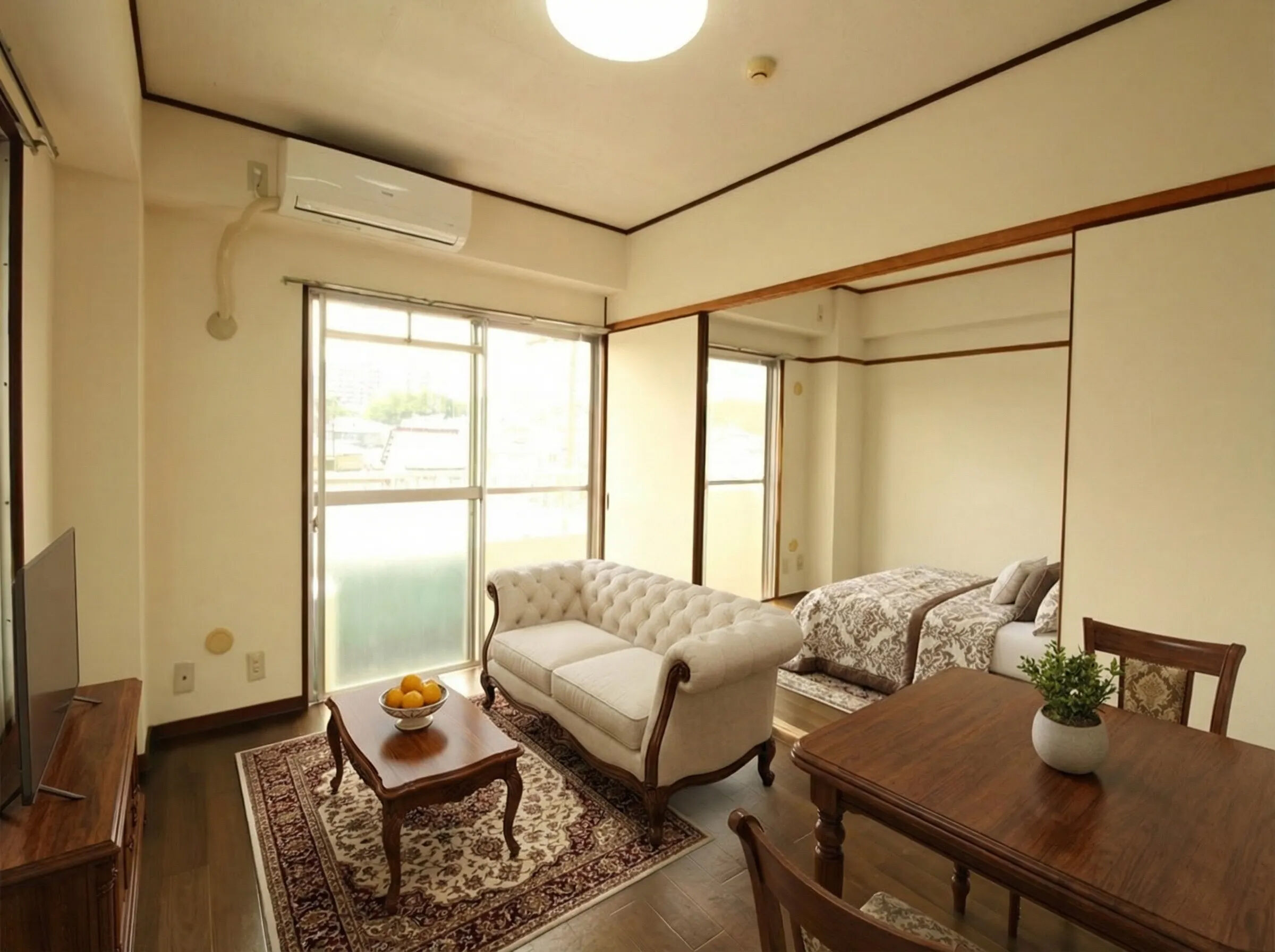 リビングダイニング＋ベッドルーム